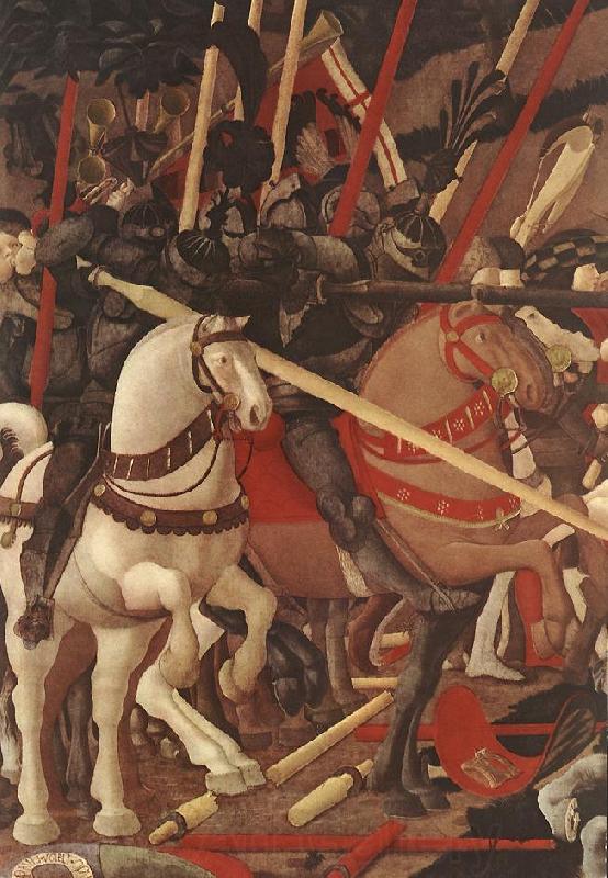 UCCELLO, Paolo Bernardino della Ciarda Thrown Off His Horse (detail) wt Norge oil painting art
